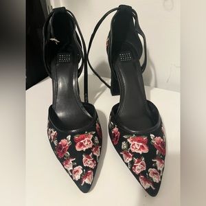 White House Black Market Ankle Strap Heels